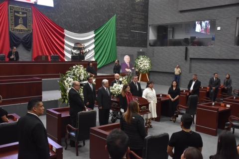 Rinde Congreso de Morelos homenaje póstumo al doctor Juan Salgado Brito
