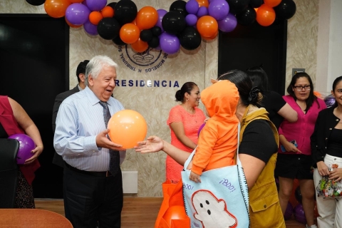 Niñas y niños del Cendi &#039;Palacio de Justicia&#039; celebran la tradicional &#039;calaverita&#039; en el TSJ