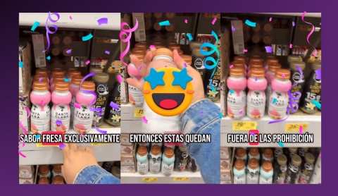 Mamá encuentra leche sin sellos de advertencia: ¿quedará fuera de las nuevas restricciones de la SEP?