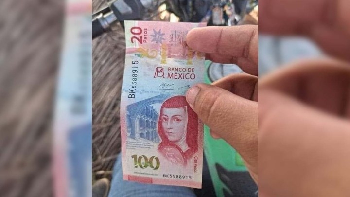 Falla en la Matrix: cajero entrega billete de &#039;$120 pesos&#039;