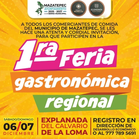 Preparan en Mazatepec Primera Feria Gastron&oacute;mica Regional