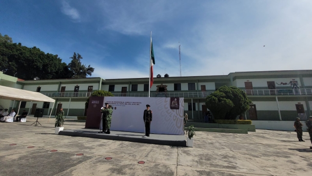 Rinde protesta Hissael Padilla Antúnez como comandante del 21 Batallón de Infantería