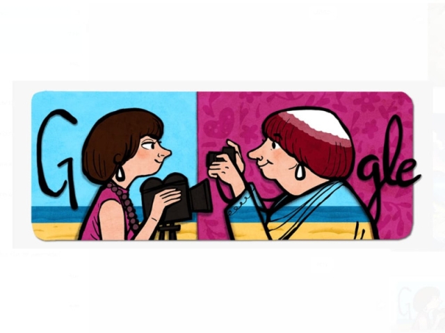Google Doodle rinde tributo a Agnès Varda, pionera del cine francés