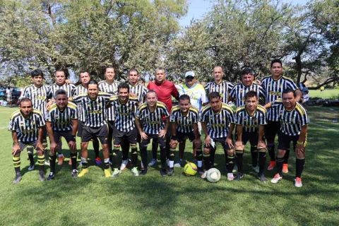 Gol Time Moustache es favorito para volver a ganar el grupo 1 de la Liga de Futbol Veteranos El Palmar.