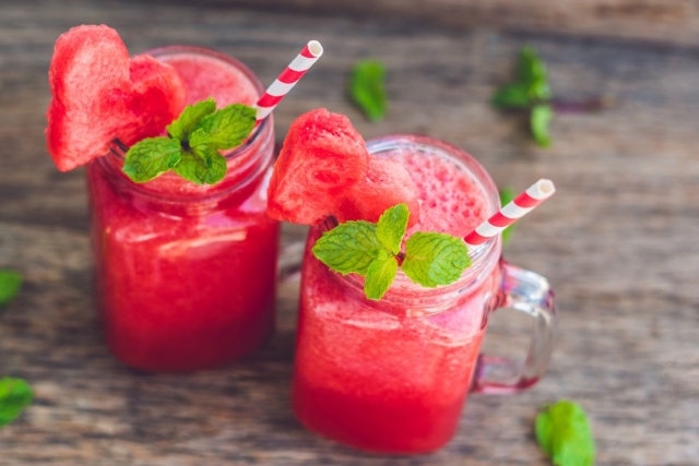 Despide el calor: Smoothie de sandía con naranja