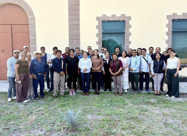Autoridades se reunieron en la exhacienda de Chinameca para darle seguimiento al proyecto.