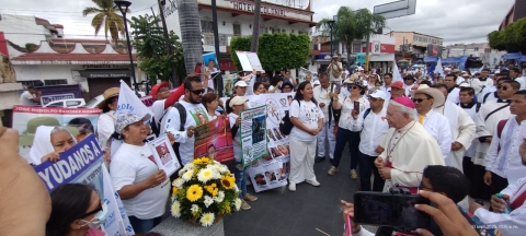Miles de personas de municipios de la región oriente de Morelos participaron en la Caminata por la Paz