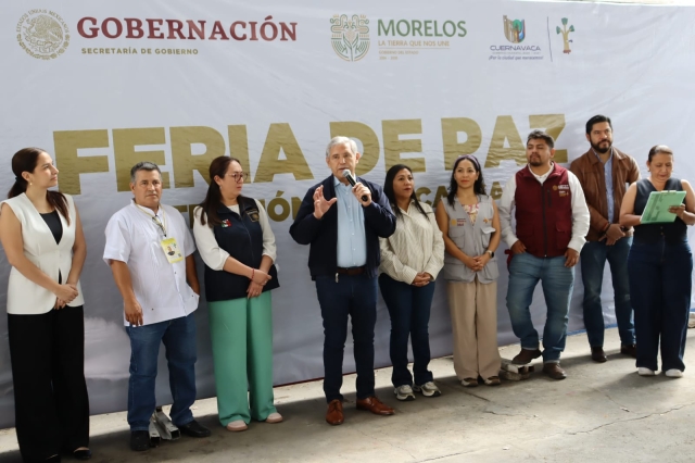 Encabeza alcalde de Cuernavaca 'Feria de atenci&oacute;n a las causas' en ayudant&iacute;a de Santa Mar&iacute;a Ahuacatitl&aacute;n
