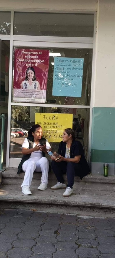Este lunes, en el hospital sólo atendieron situaciones de urgencia.