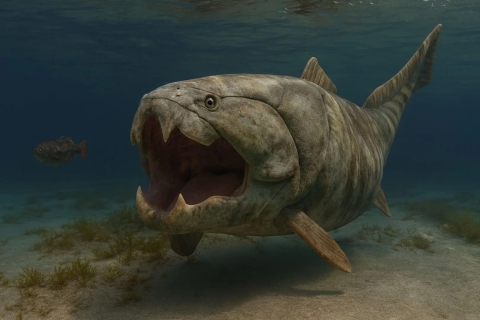 Nuevo estudio revela detalles del gigante marino Dunkleosteus del Dev&oacute;nico