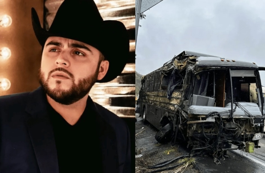 Músicos de Gerardo Ortiz tuvieron un accidente sobre la autopista Tepic, Guadalajara