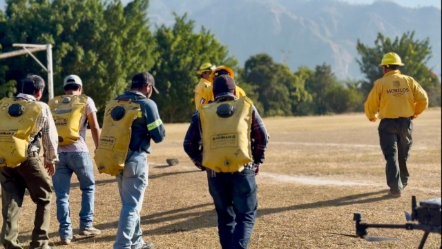 Prepara SDS brigadas comunitarias para el combate de incendios forestales