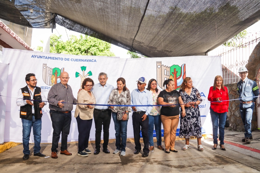 Cuernavaca sigue modernizando red de agua potable en Ciudad Chapultepec para garantizar mejor servicio a las familias