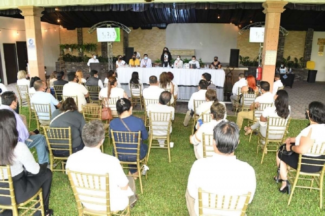 Isabel Orozco Suárez participó de la Séptima Junta General de la Asociación de la Industria de Eventos de Cuautla y Oriente de Morelos.