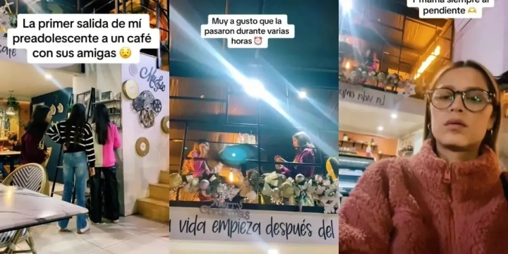 Critican a mamá por acompañar a su hija a su primera salida con amigas