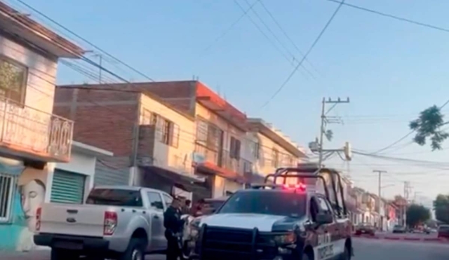 Herido de bala dentro de una vivienda