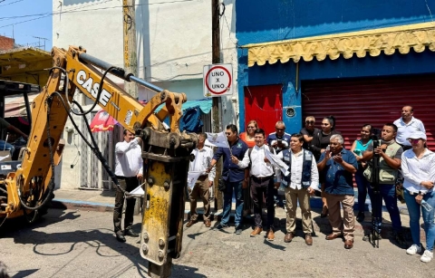 Inician obras de mejoramiento urbano en Cuautla