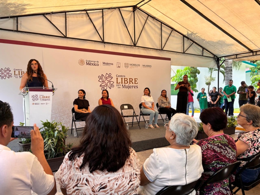 Inauguran centro LIBRE para las mujeres en el municipio de Emiliano Zapata