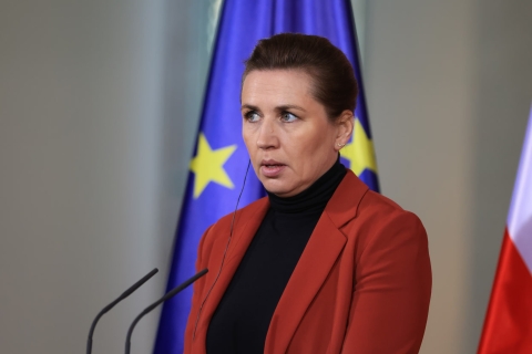 Primera ministra de Dinamarca, Mette Frederiksen