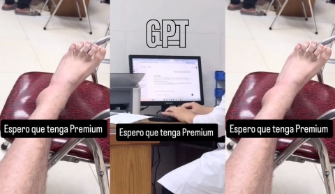 Joven capta a médico usando ChatGPT para diagnosticarlo y se vuelve viral en redes