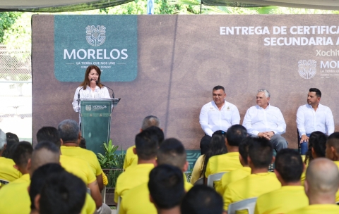 Promueve gobierno de Margarita González Saravia la educación como estrategia para lograr la reinserción social