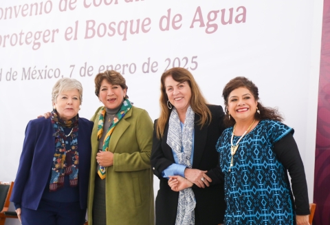 Formaliza Margarita González Saravia compromiso para trabajar por la protección del Bosque de Agua