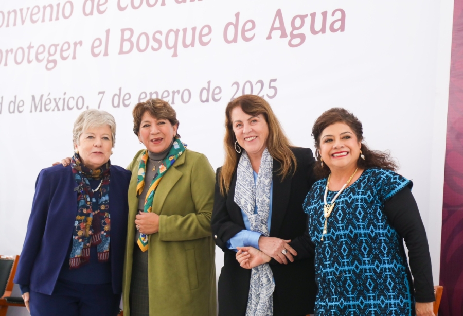 Formaliza Margarita González Saravia compromiso para trabajar por la protección del Bosque de Agua
