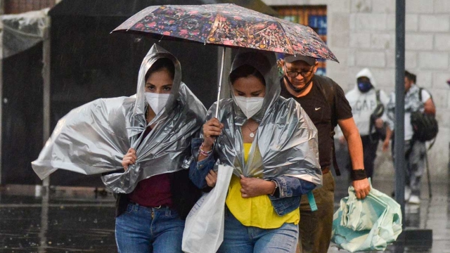 Se esperan lluvias para este sábado; se acompañarán de descargas eléctricas y vientos fuertes