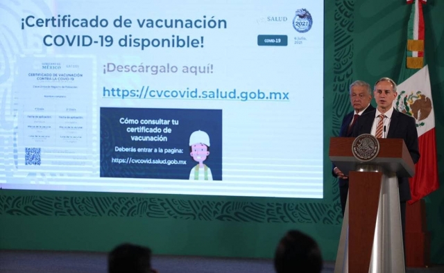 Certificado de vacunación COVID.