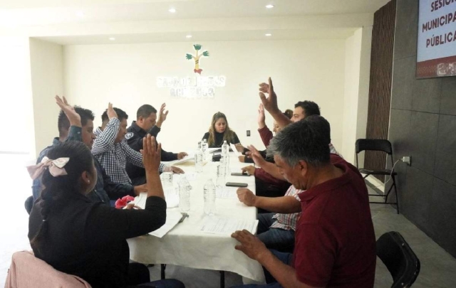 Sesiona Consejo Municipal de Seguridad Pública de Ocuituco