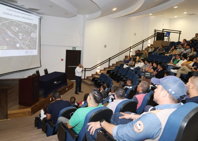 Autoridades universitarias anunciaron el plan de acción en seguridad, protección civil y vialidad para los días de aplicación de los exámenes. UAEM 