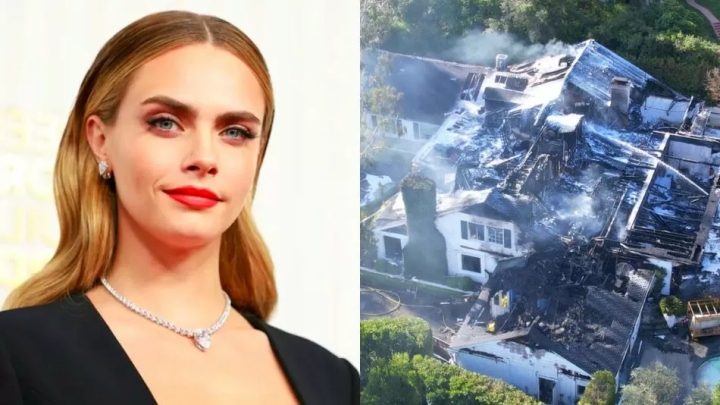 Se incendia casa de Cara Delevigne en Los Ángeles; 2 personas resultaron heridas