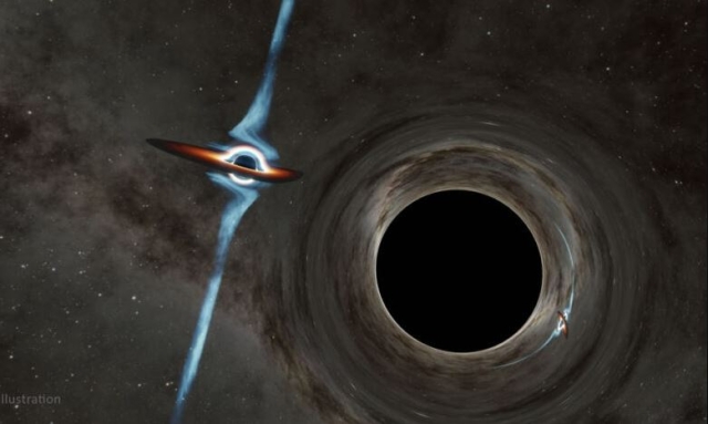 NASA descubre dos agujeros negros gigantes que colisionarán