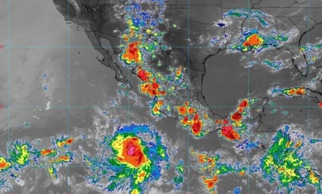 Se forma la tormenta tropical ‘Calvin’ en el Océano Pacífico