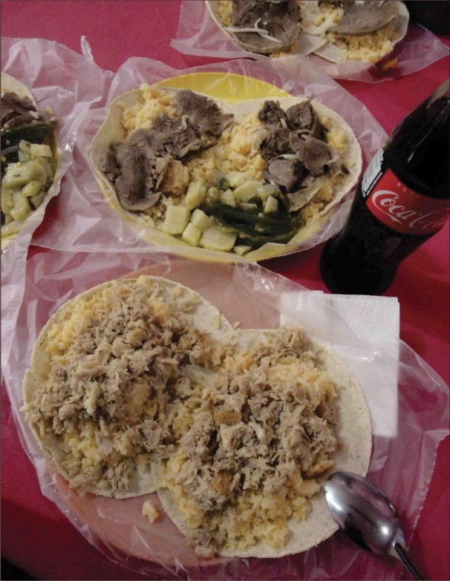 El taco de arroz y el taco acorazado