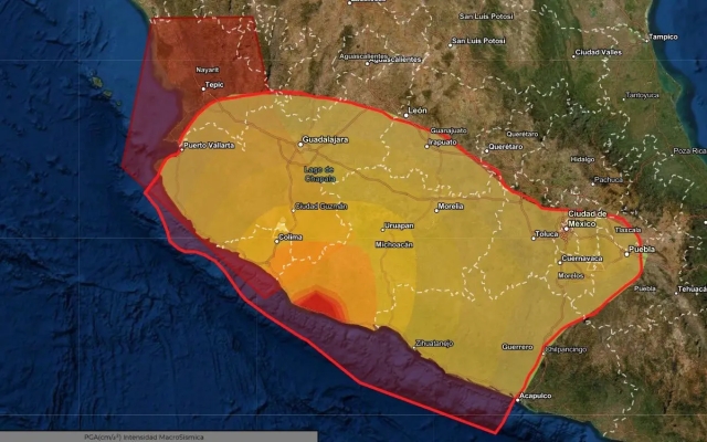 38.7 millones de personas sintieron el sismo de esta madrugada