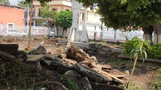 Una sucursal iba a ser construida en la explanada de la iglesia de Gualupita.