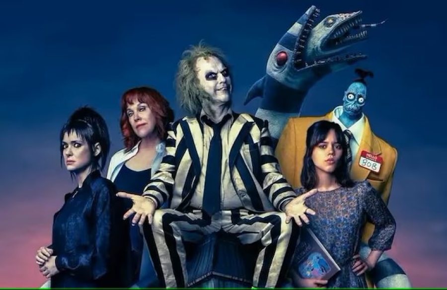 Tim Burton salva 'Beetlejuice' del streaming y triunfa en taquilla