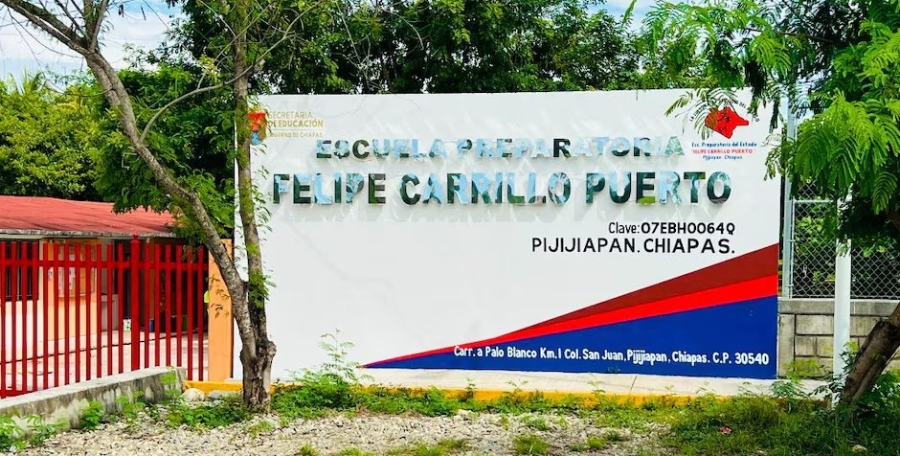 Escuela en donde se hizo la denuncia.