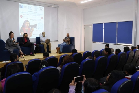 Realiza UAEM conversatorio sobre periodismo y derechos humanos