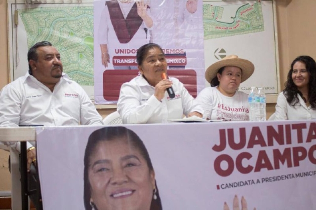 Encuestas favorecen a Juanita Ocampo en Temixco