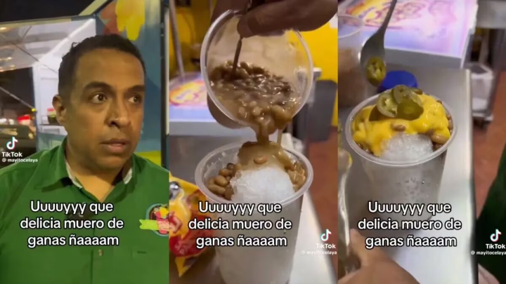 ¿Broma o innovación culinaria?: Conoce el raspado de &#039;caldito de frijol&#039;