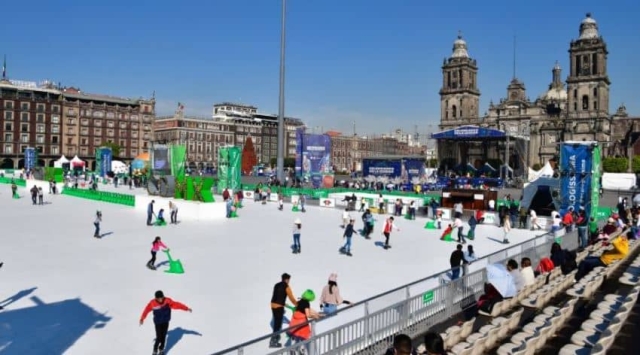 No habrá pista de hielo en el zócalo de la CDMX.