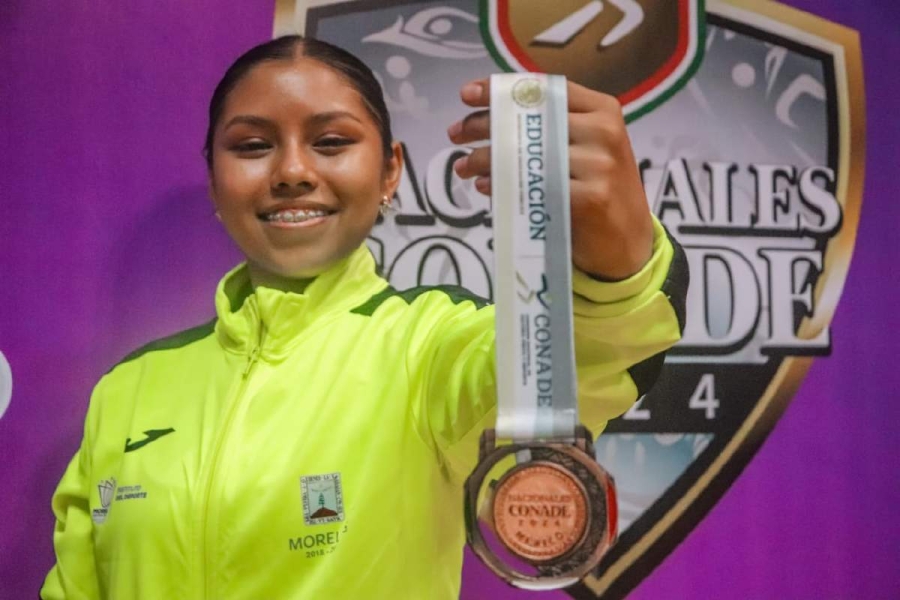 Yunuen Cruz, la máxima representante en Karate del estado a nivel nacional
