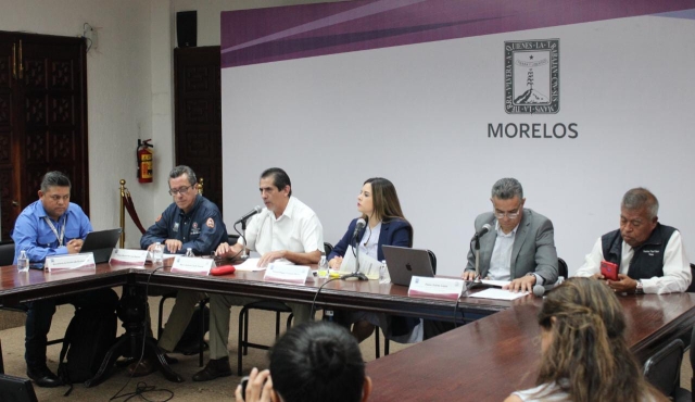 Da a conocer gobierno estatal trabajos para prevenir y atender riesgos por la temporada de lluvias