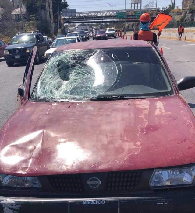 El auto que atropelló al individuo.