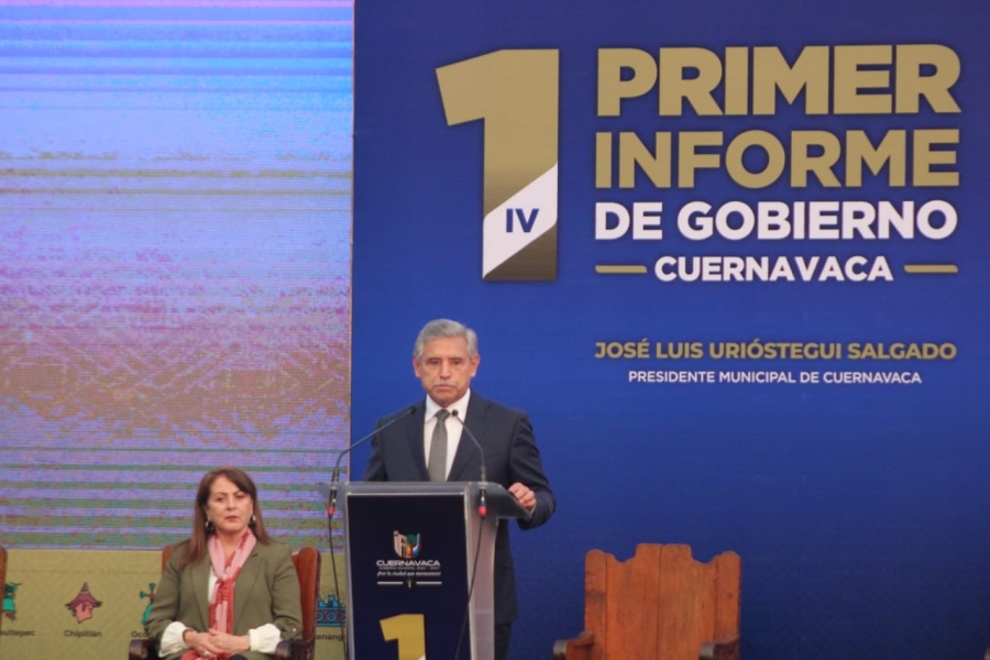 Rinde alcalde de Cuernavaca Primer Informe de Gobierno; destaca reducción de deuda heredada
