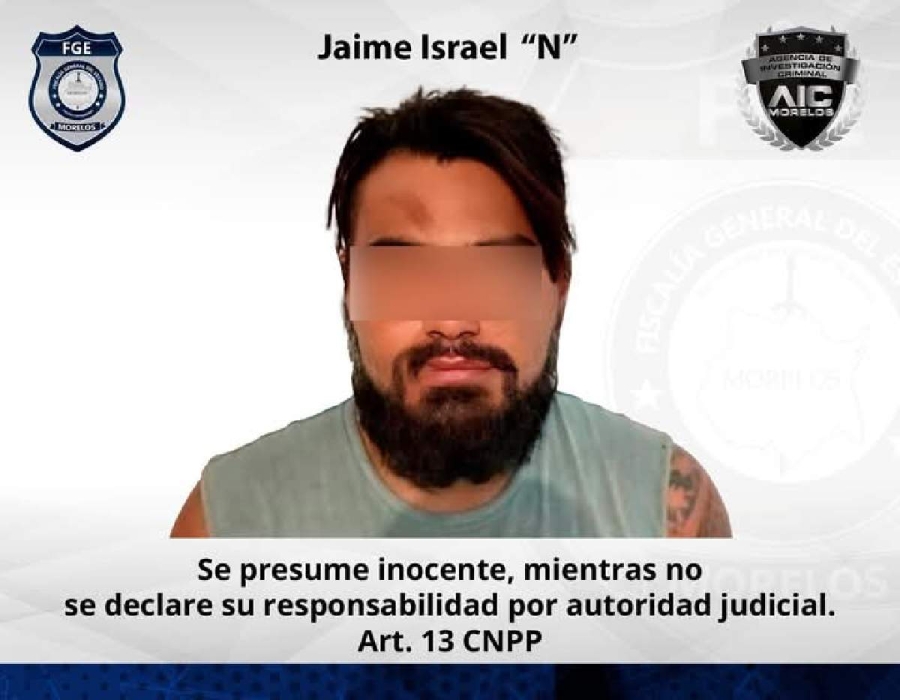 A proceso, individuo acusado de asesinato