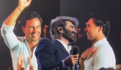 Alejandro Fernández “trollea” a ‘Checo’ Pérez durante su concierto en Guadalajara