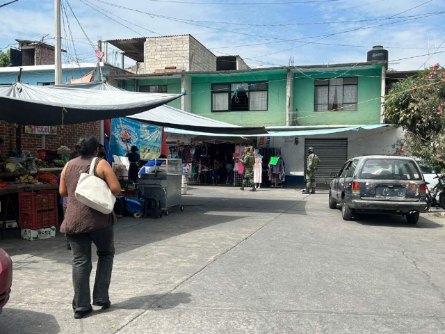 El hecho provocó temor entre los comerciantes y pobladores de la zona.